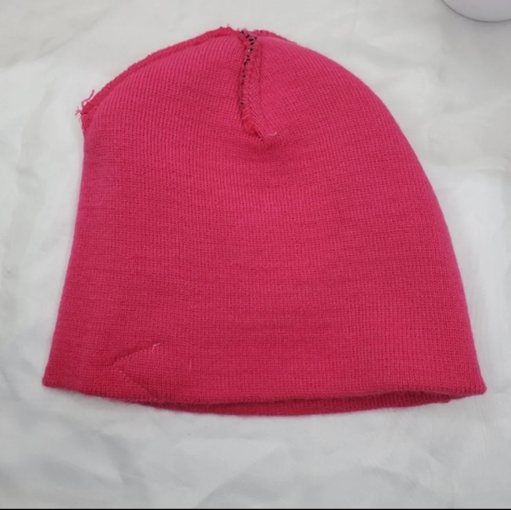 ♡♡ Hello Kitty Knit Beanie Black and Pink One Size Girls